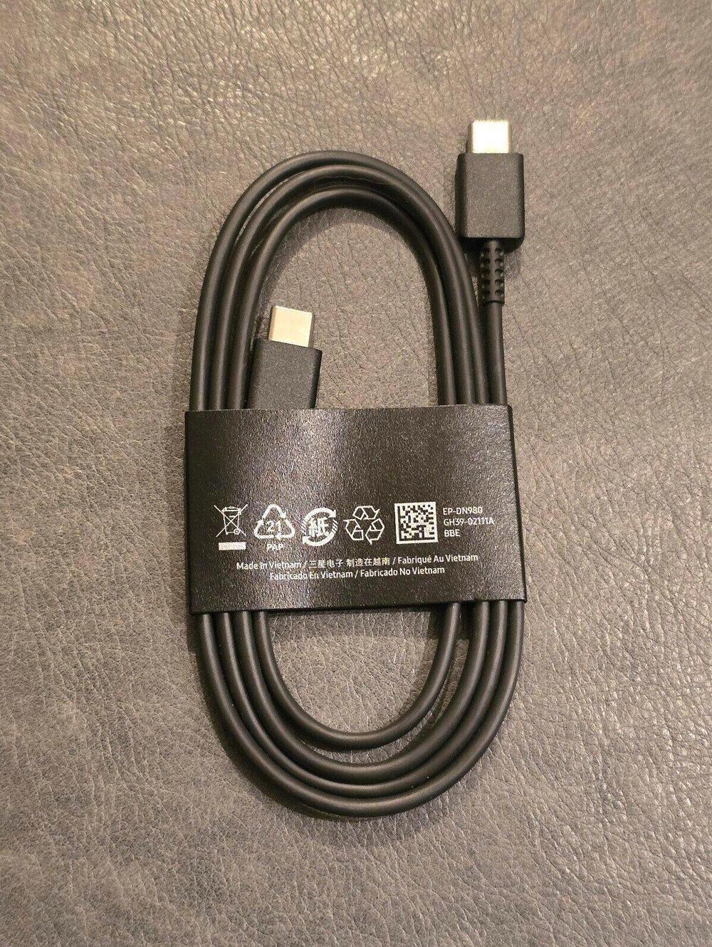 Samsung EP-DN980 Dual USB-C to USB-C 3.3ft Cable